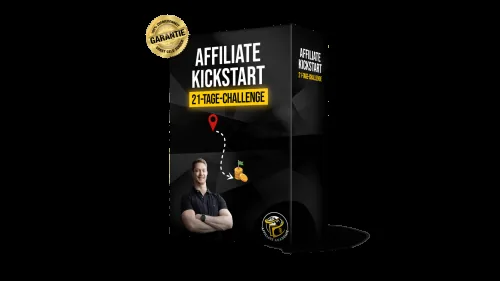 Produktcover der Affiliate-Kickstart 21-Tage-Challenge