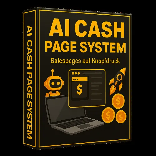 Produktgrafik des Angebots AI Cash Page System